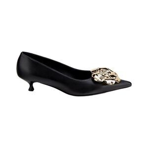 Agl Camelia Pump Leather Pump, Black